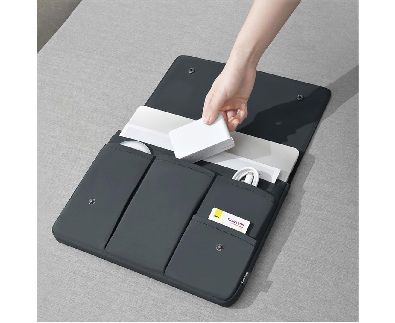 Baseus Laptop Bag Case For 13 inch Notebook-Gray