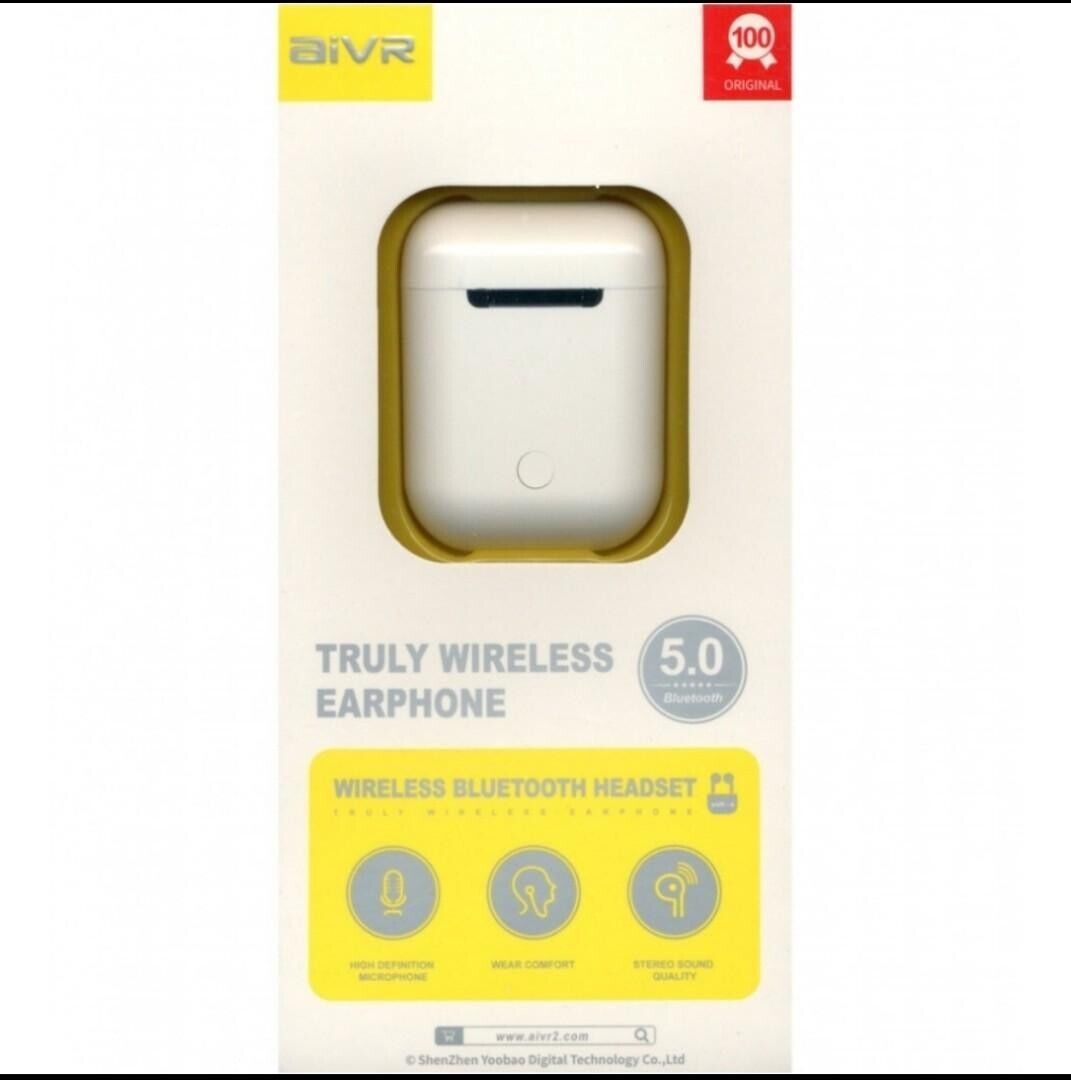 aiVR Truly Wireless Earphone -5.0 Bluetooth Headphones
