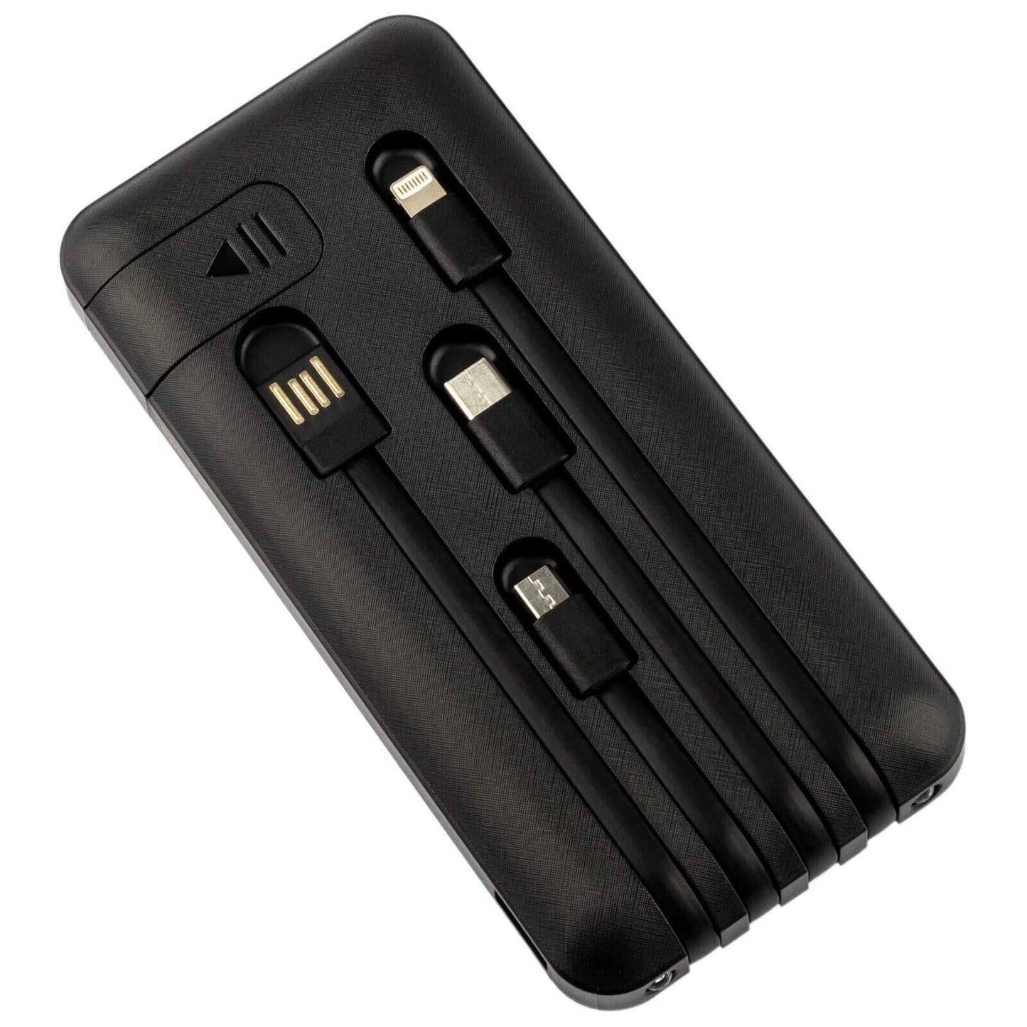 Azeada 10000mAh Power Bank With 4 Data Cables Suit BRAND NEW